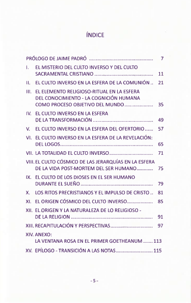 El Aspecto Religioso de la Antroposofía. El culto inverso cósmico 🌗✝