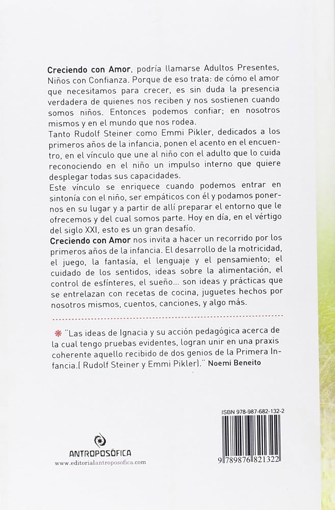 CRECIENDO CON AMOR. Adultos presentes, niños con confianza.