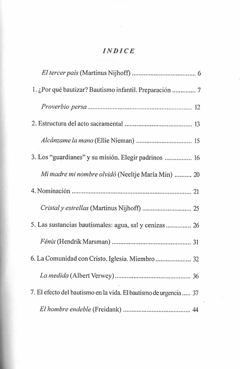 Llámame por mi nombre más profundo. Introducción al sacramento del bautismo.