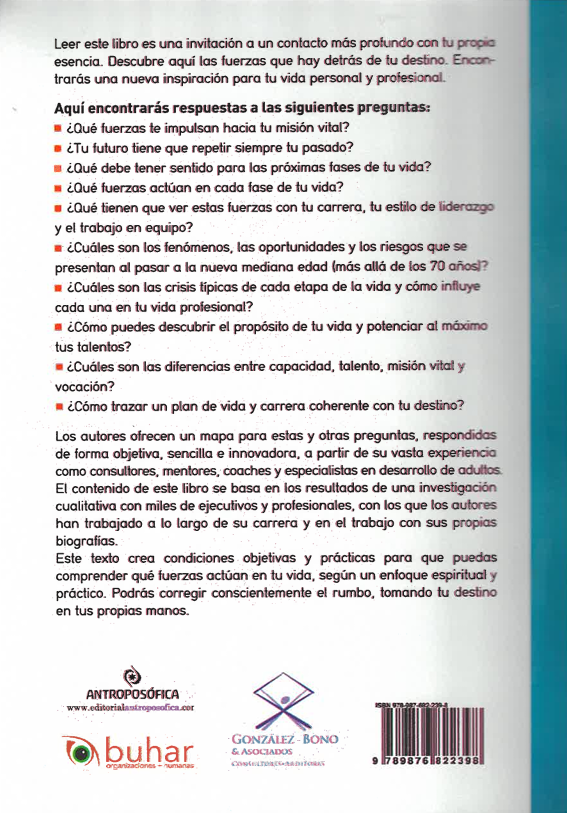 Asuma la dirección de su carrera. Los ciclos de la vida y las cuestiones profesionales.