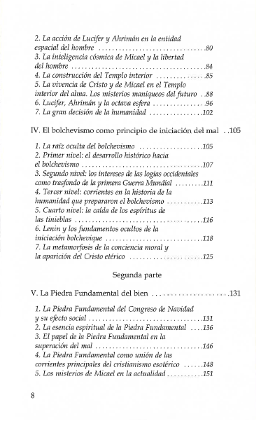 El encuentro con el mal y su superación en la ciencia espiritual. La piedra fundamental del bien.