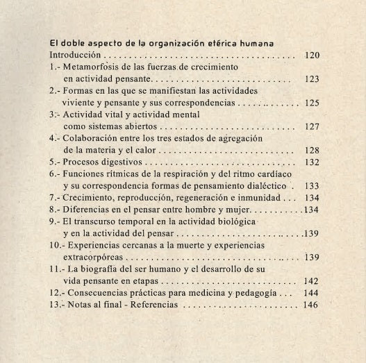 Las fuerzas etéricas.