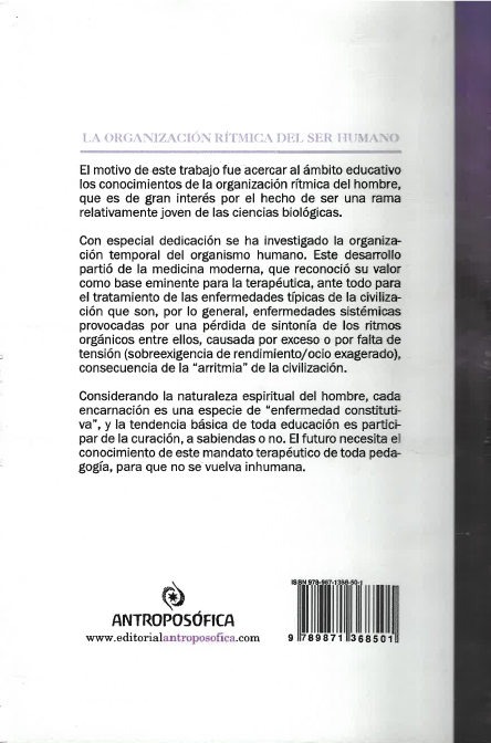 La organización rítmica del ser humano 💫