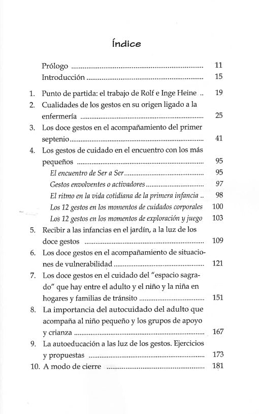 Sobre los Doce Gestos de Cuidado en el Primer Septenio 🫧🤍