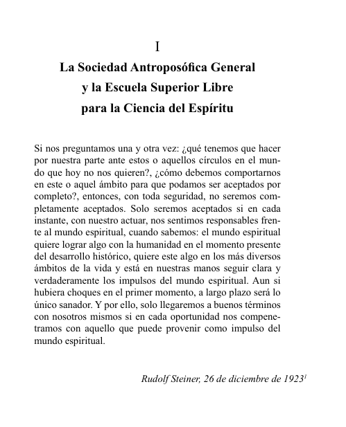 RUDOLF STEINER. Vida y obra (1924-1925). La Escuela Superior Libre para la Ciencia del Espíritu y final de vida.
