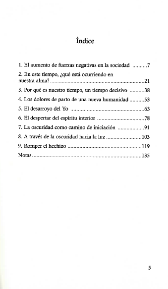 Tiempo de transformación. OFERTA