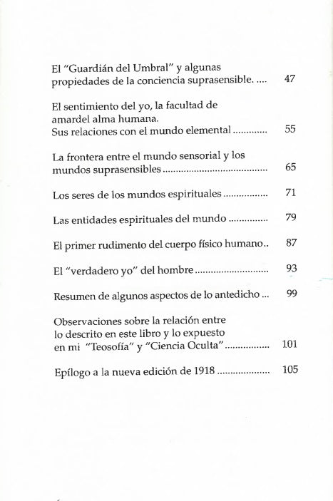 El umbral del mundo espiritual.