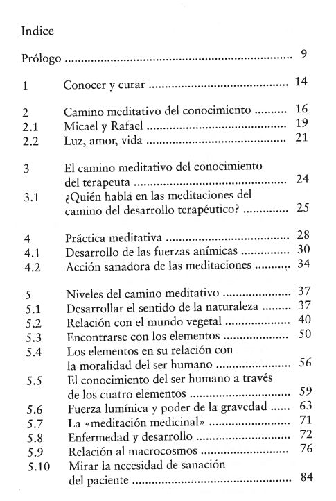 Camino Meditativo del Conocimiento de la Medicina Antroposófica.