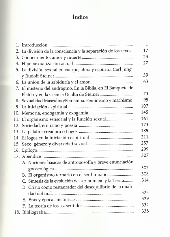 Sexo, conciencia y diversidad.