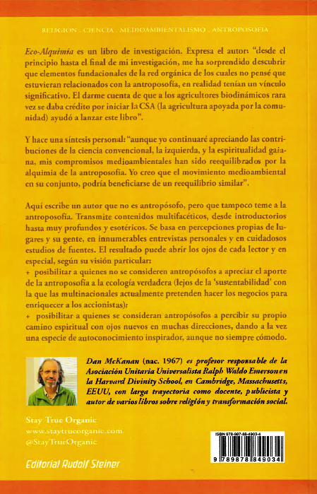 Eco Alquimia. Antroposofía y la Historia y Futuro del Medioambientalismo.