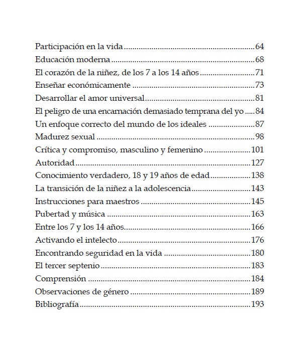 TERCER SEPTENIO. Observaciones sobre la adolescencia. Rudolf Steiner
