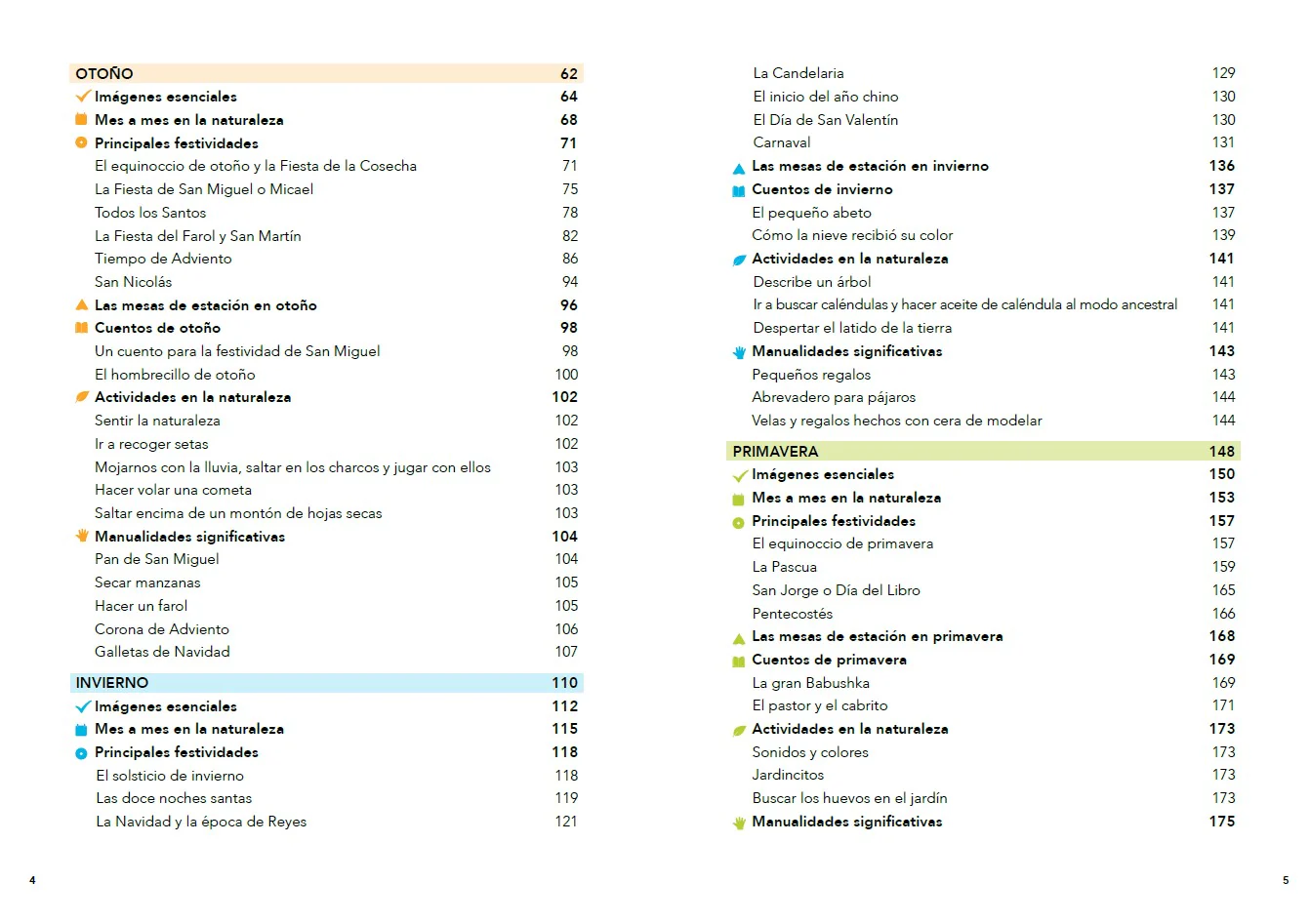 Criando con el ciclo del año. Educar a través de los ritmos de la naturaleza.