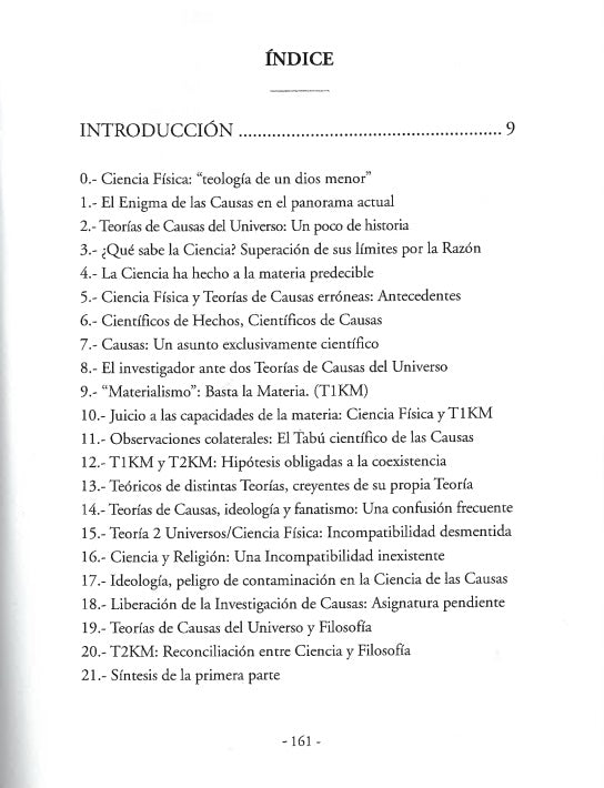 Ciencia física: teología de un dios menor.