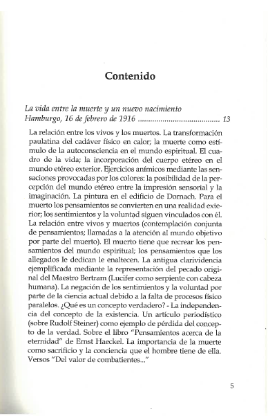 Comunicación entre los vivos y los muertos.