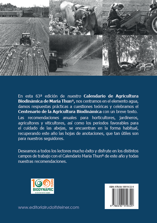 🌱🌔✨Calendario de Agricultura Biodinámica 2025. Maria Thun®