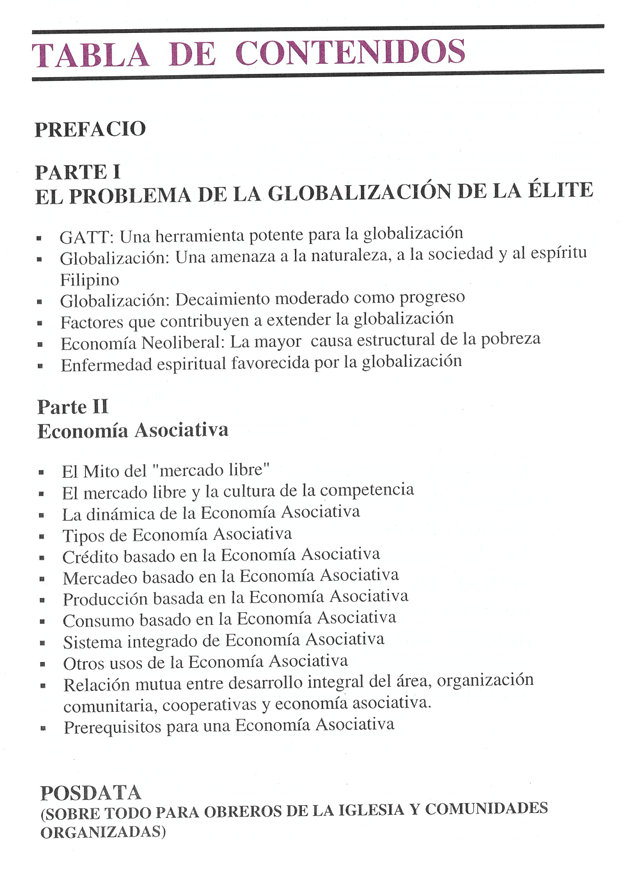 Economía asociativa. Respondiendo al desafío de la globalización de la élite.