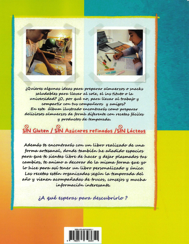 Las recetas de Alexandra. SIN. Sin gluten, sin azúcares, sin lácteos.
