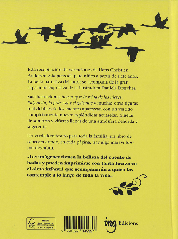 Cuentos escogidos de Hans Christian Andersen 🦢🌴🦩