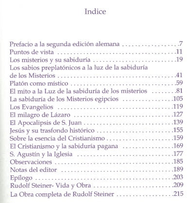Cristianismo como hecho místico y los misterios de la antigüedad