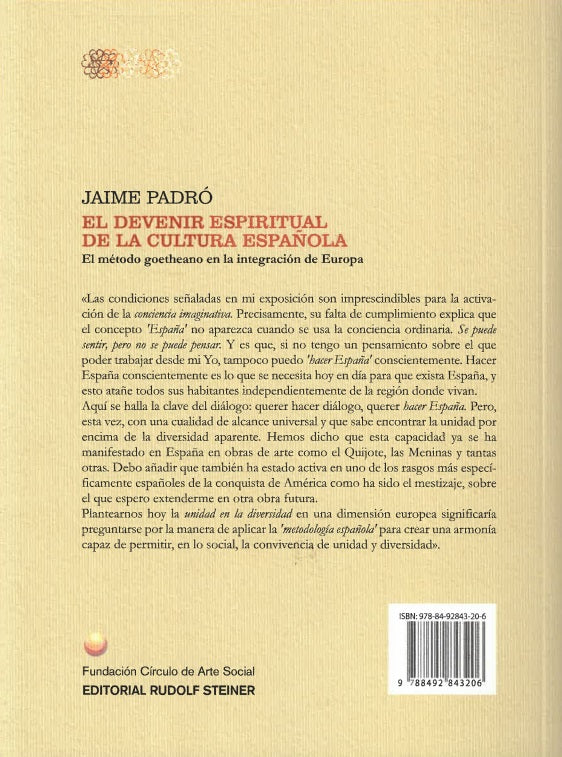 🌅El devenir espiritual de la cultura española. El método goetheano en la integración de Europa 🕊️