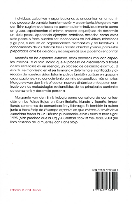 Las siete fases de desarrollo en personas y organizaciones.