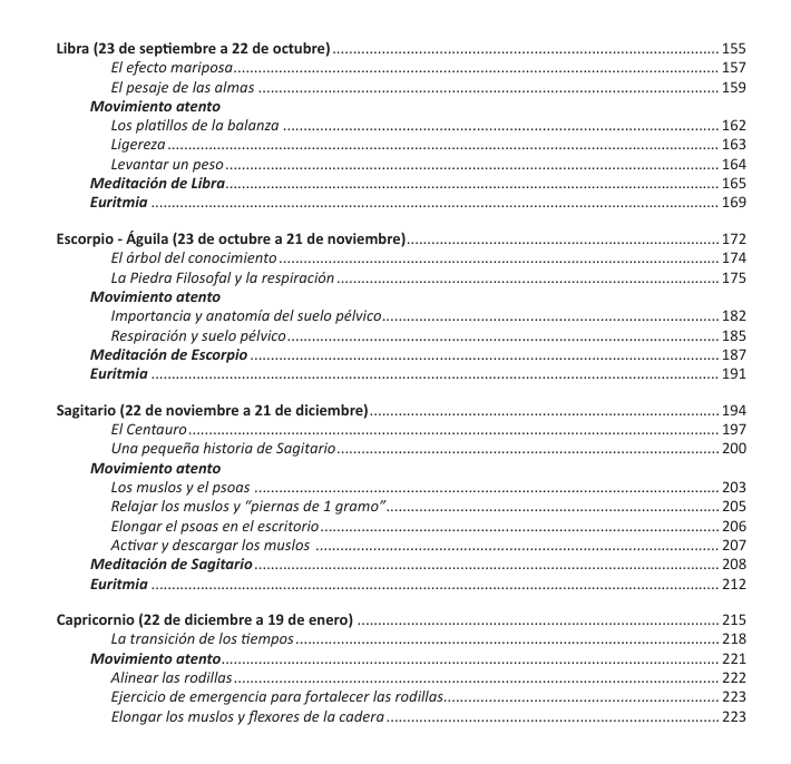 EL RITMO DEL AÑO Y EL ZODIACO. Una guía práctica de Movimiento atento.