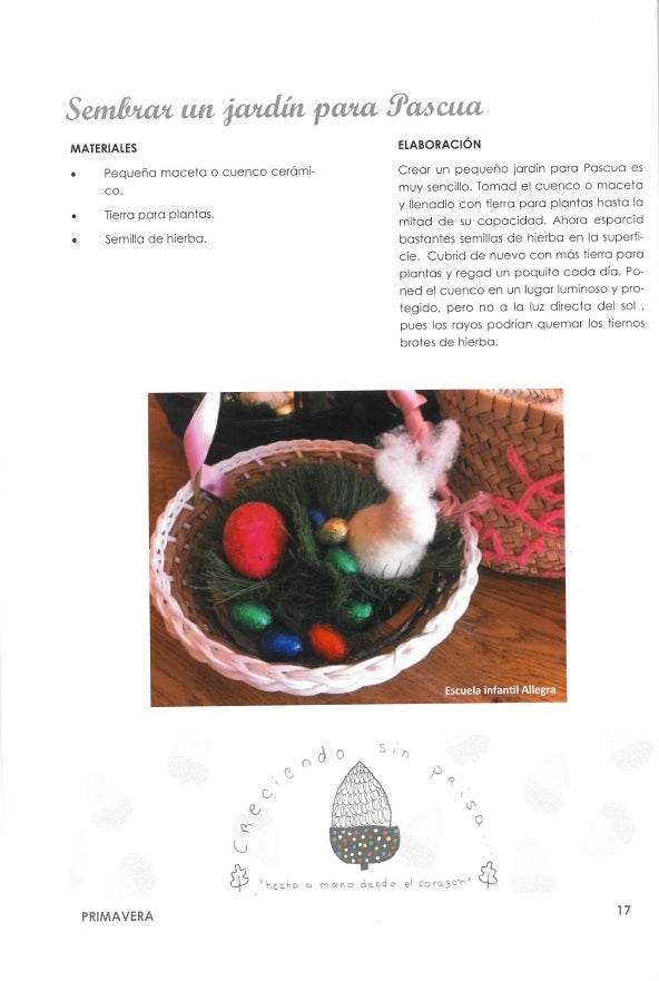 Creando tradiciones. PRIMAVERA. Pascua y Pentecostés.